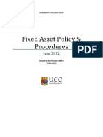 Fixed Asset Policy & Procedures: June 2012