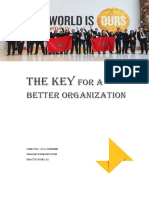 The Key For A Better Organization