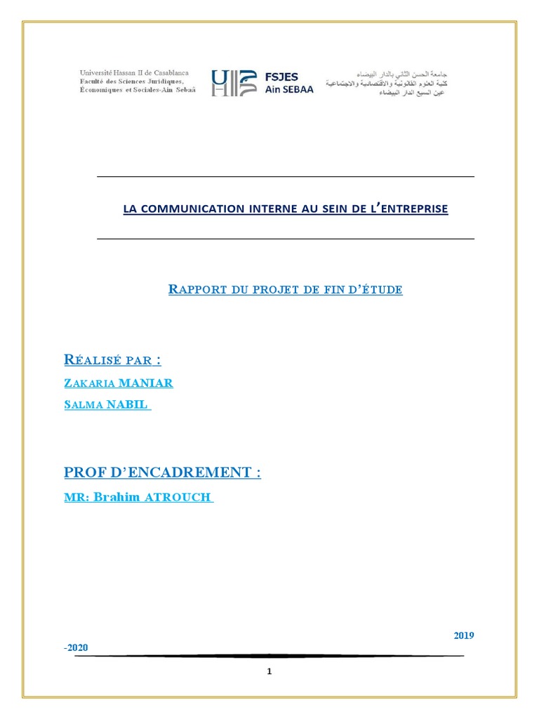Impact de la communication interne | PDF | Motivation | Motivant