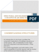 Structural and Engineering Concepts for Architecture