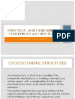 Structural Concepts for Architectural Design