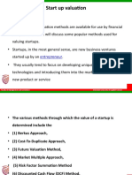 Start Up Valuation: Entrepreneur