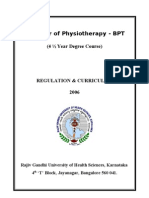Bachelor of Physiotherapy - BPT: (4 Year Degree Course)