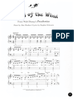 Colour of the Wind piano