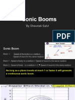 Sonic Booms: by Shaunak Salvi