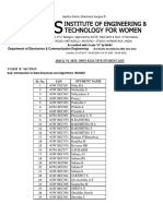 0pen Elective - Data Structures & Algorithms - 6B