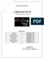 Marketing Plan: Marketplace Simulation