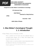 Max Weber Theory