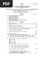 WWW - Manaresults.Co - In: Statistics With R Programming (CSE) II B. Tech I Semester Model Question Paper Sept - 2017