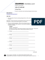 Focus Grammar: Internet Activity Student Worksheet