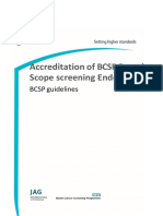 BCSP Guidelines - Accreditation of Bowel Scope Endoscopists v2.4