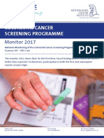 Colorectal Cancer Screening Programme: Monitor 2017