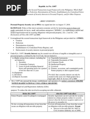 Reviewer-Personal-Property-Security-Act