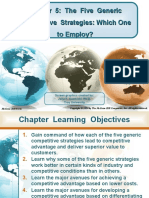 Chapter 5: The Five Generic Competitive Strategies: Which One To Employ?