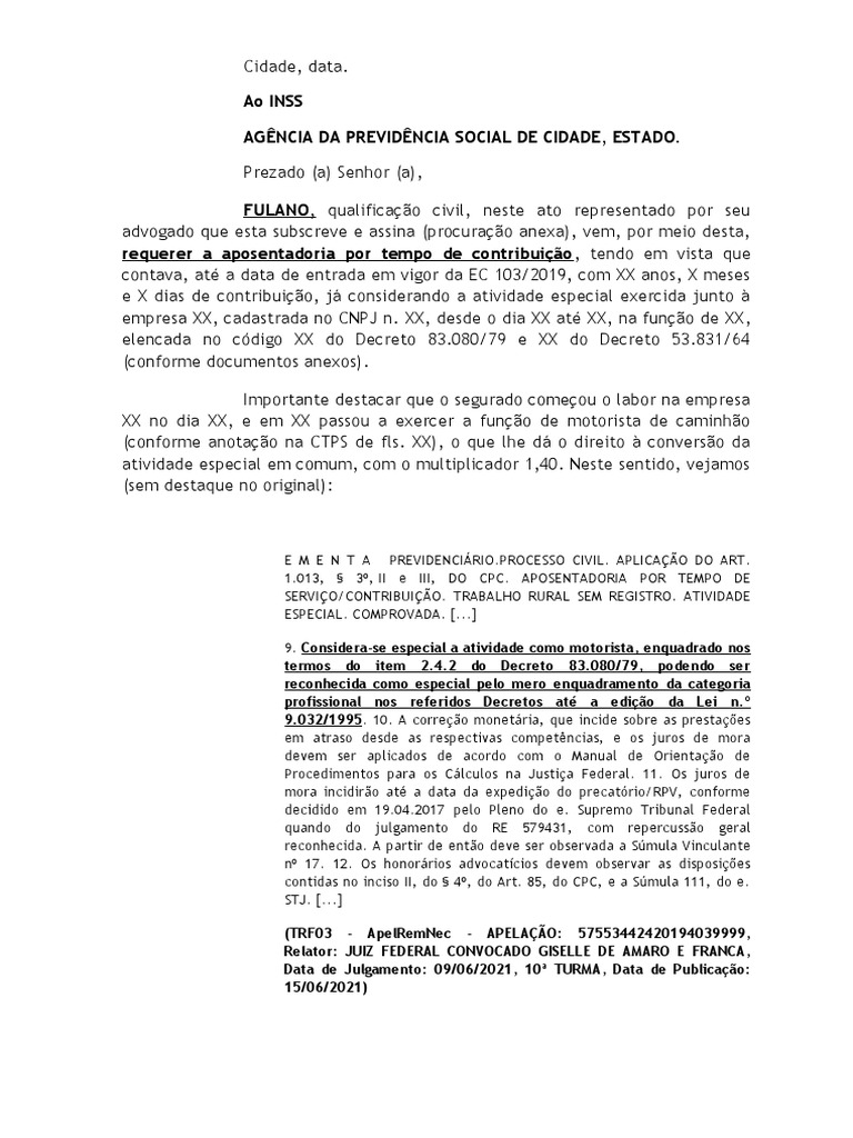 modelo-requerimento-inss-aposentadoria-por-tempo-de-contribui-o