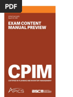 Cpim 7.0 Ecm Preview