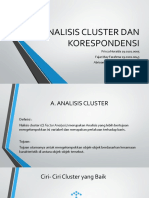 Analisis Cluster Dan Korespondensi