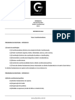 Roteiro de aula - Intensivo I - D.  Constitucional - Marcelo Novelino - Aula 1