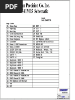 G41M05 Schematic Foxconn Precision Co. Inc.: Fab.A Data: 2008/7/30 Page Index