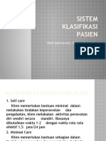 Sistem Klasifikasi Pasien