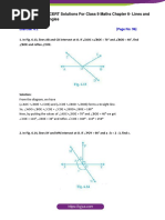 NCERT Solutions For Class 9 Maths Chapter 6-Lines and Angles