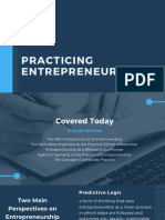 Chapter 2 - Practicing Entrepreneurship
