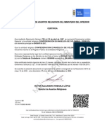 Certificado Existencia Cedecol Dic 2021