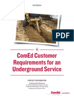 Comed Customer Requirements For An Underground Service: 2Nd Edition
