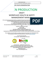 Screen Production: Draft Workplace Health & Safety Management Manual