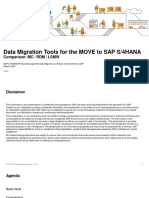 Data Migration Tools For The MOVE To SAP S/4HANA: Comparison: MC / RDM / LSMW