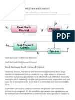 Feed Back and Feed Forward Control