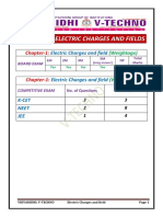 Electric Charges & Fields. Full Notes21