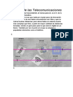 Historia de Las Telecomunicaciones