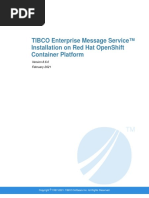 Tibco Enterprise Message Service™ Installation On Red Hat Openshift Container Platform