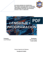 Lenguaje de Programación I