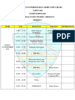 JADWAL PERKEMAHAN