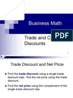 Trade and Cash Discount
