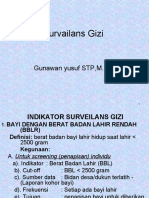 Indikator Surveilans Gizi