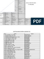 Jadwal Ganjil 2021-2022 Dan No - HP