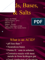 Acids, Bases, & Salts