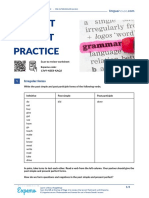 Present Perfect Practice: Irregular Forms