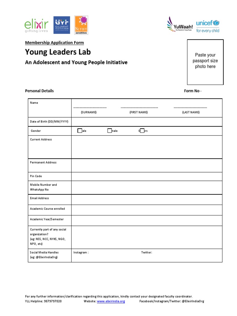 Young Leaders Lab: An Adolescent and Young People Initiative | PDF ...