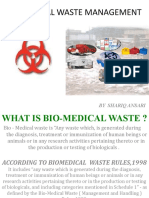 Biomedical Waste Management: by Shariq Ansari