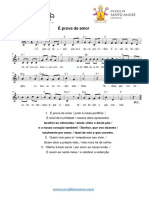 É Prova de Amor Partitura