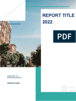 Report Title 2022 Report Title 2022: January 12