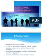 Economic Environment and Policies