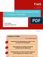 Block 3 Adjustments To Company Accounts
