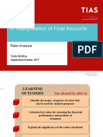 Interpretation of Final Accounts: Ratio Analysis