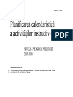 Planificare Calendaristicaevaluare Initialanivel Iprogram Prelungit