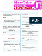 Ecuacion Exponencial para Primer Grado de Secundaria